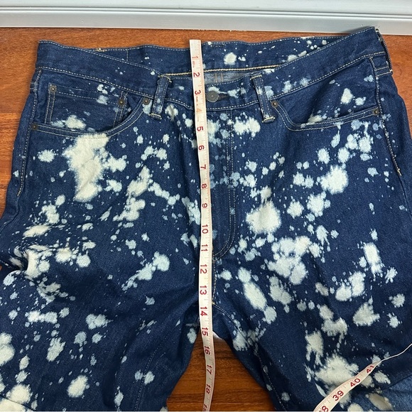 Levis Vintage 541 Denim Jeans Splattered Size 36X32 - Picture 9 of 11